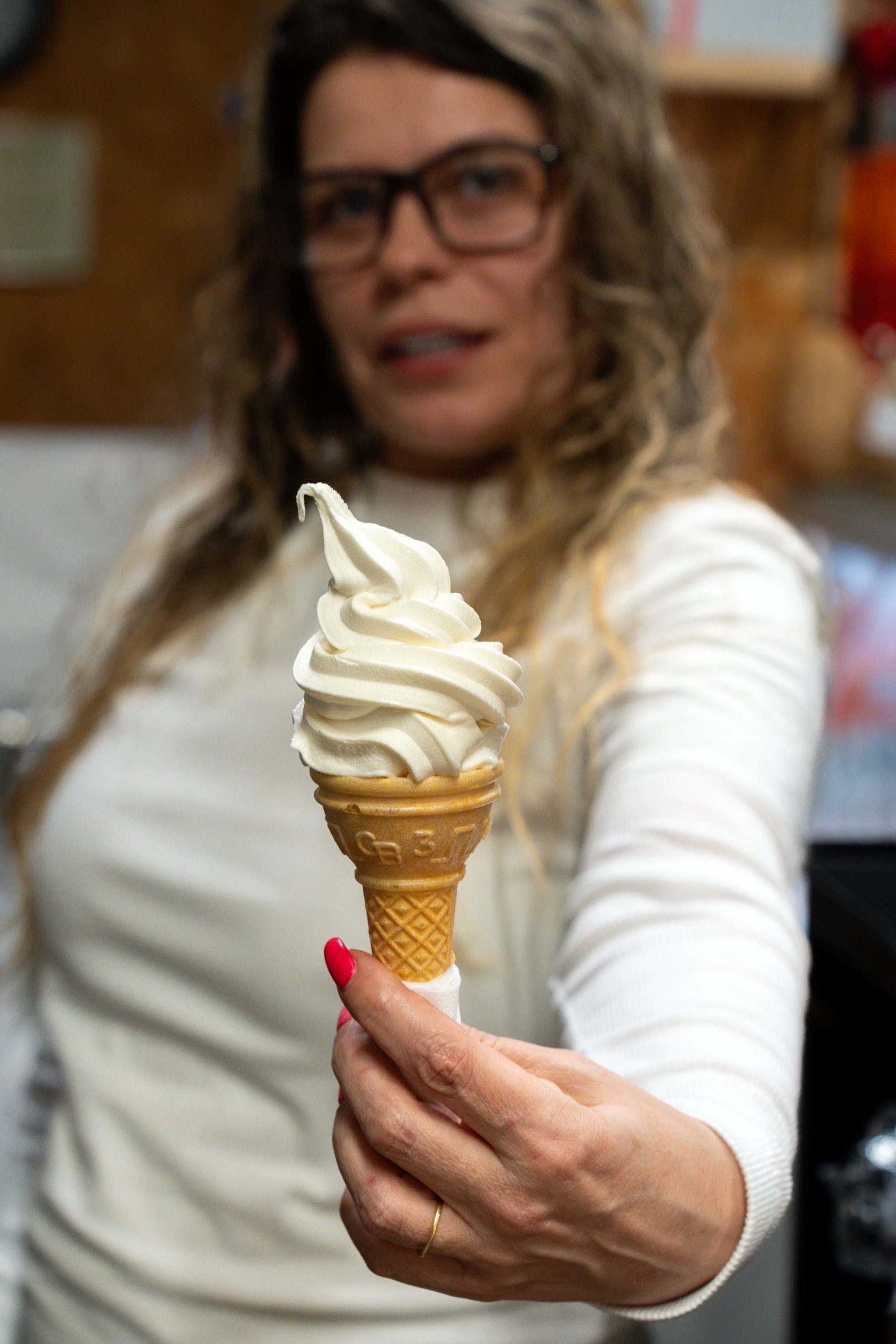 Soft serve ice cream